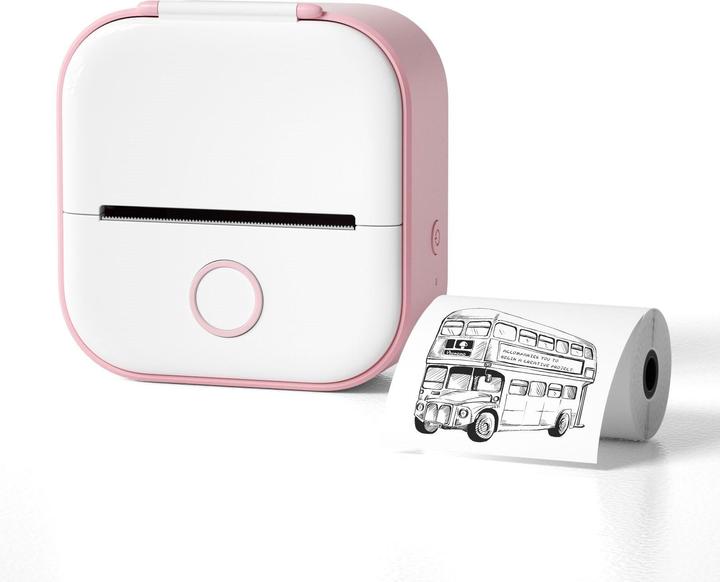 Image du produit Phomemo T02 Imprimante thermique Bluetooth standard Rose (Bluetooth)