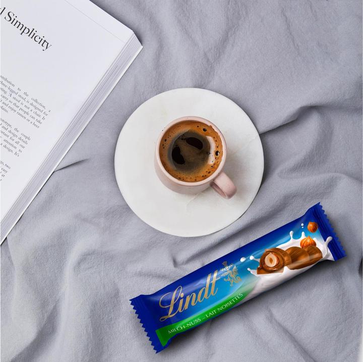 Immagine prodotto Lindt Barretta di cioccolato al latte e noci multipack (30 %, 630 g) (630 g)