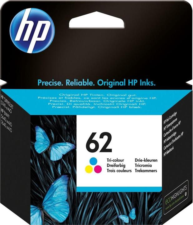 Produktbild HP 62 - 4.5 ml - Farbe (Cyan, Magenta, Gelb) (M, C, Y)
