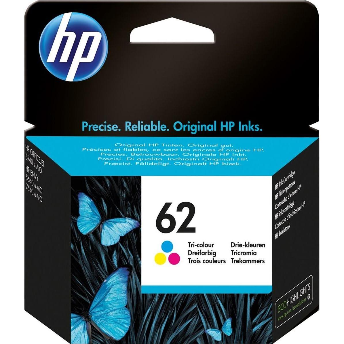 HP, Cartucce, 62 - 4,5 ml - colore (ciano, magenta, giallo) (M, C, Y)