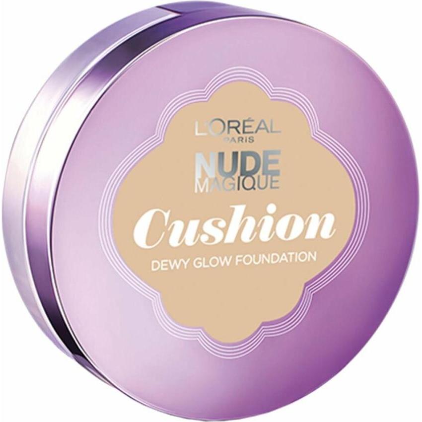 L'Oréal Paris, Foundation, L'Oreal Nude Magique Cushion Foundation SPF25 14.6g - 03 Vanille (03 Vanille)