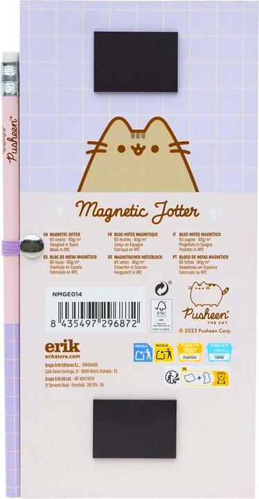 Image du produit Grupo Erik PUSHEEN - Liste de Course Magnétique Crayon