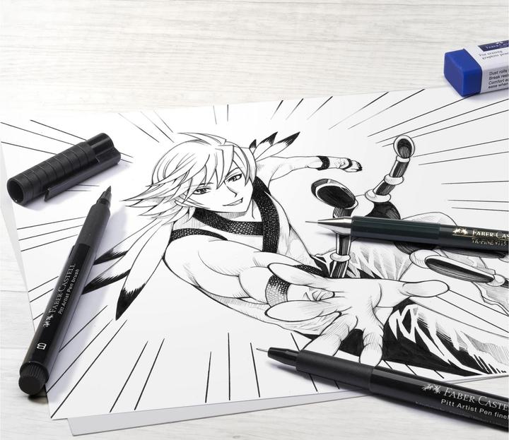 Immagine prodotto Faber-Castell Starter Set Manga (Nero, 19 x)