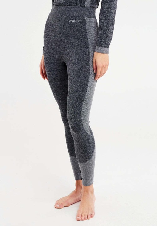 Produktbild Protest Damen Thermoleggings PRTNORIS Elastischer Stoff Dark Grey Melee XS/S (S)