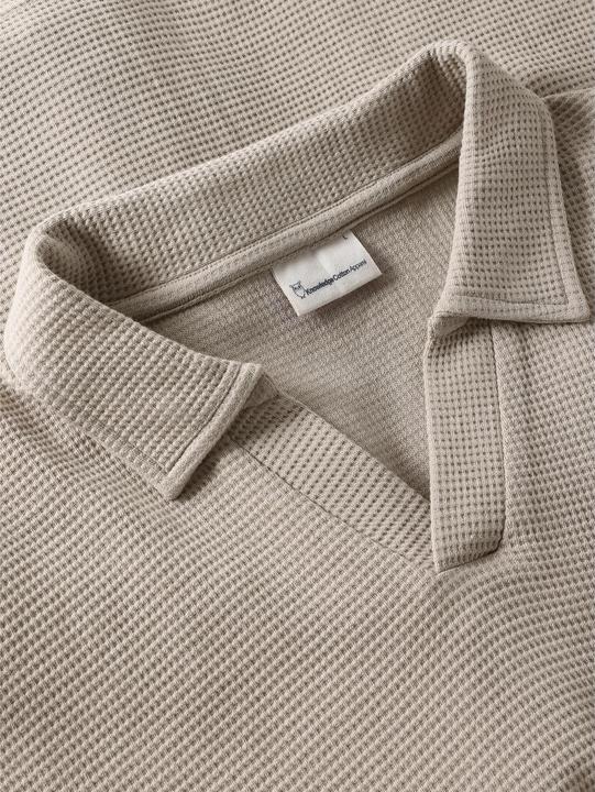 Produktbild KnowledgeCotton Apparel Waffle Polo (M)