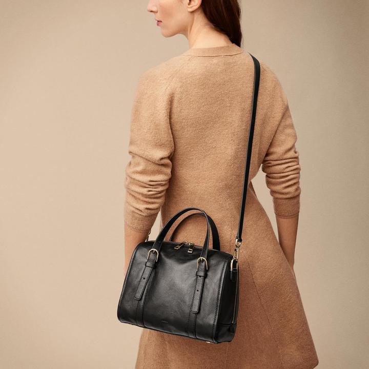 Actual product image Fossil Leather Carlie Satchel