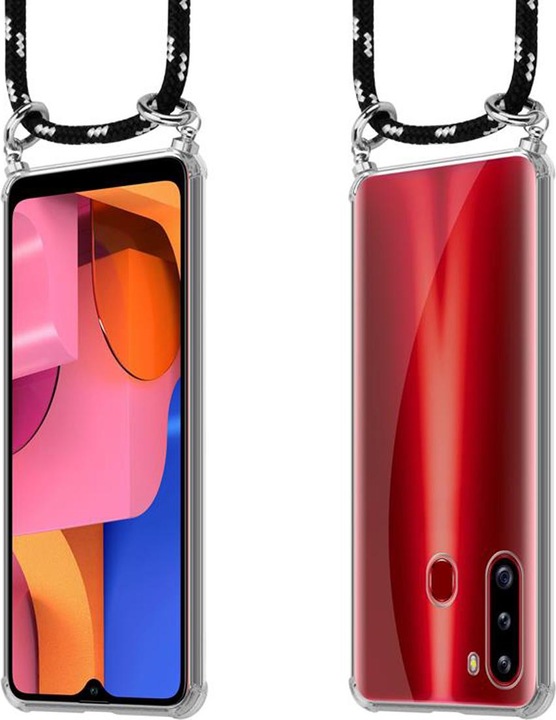Produktbild Cadorabo TPU Handy Kette SILBER Cover