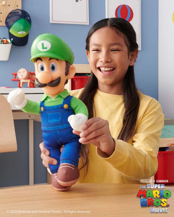 Actual product image Nintendo Super Mario Movie Roto Luigi (30 cm)