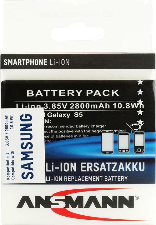 Actual product image Ansmann Li-Ion battery