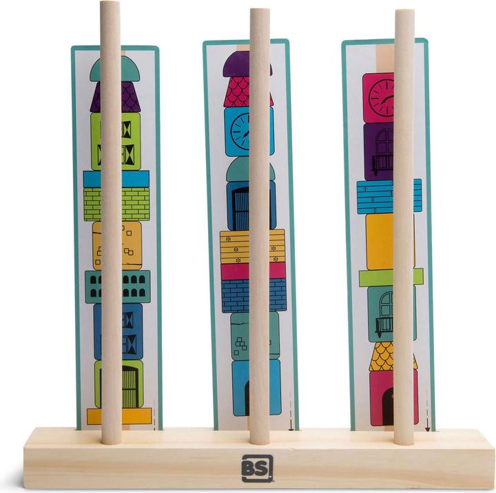 Actual product image BS Wooden stacking towers