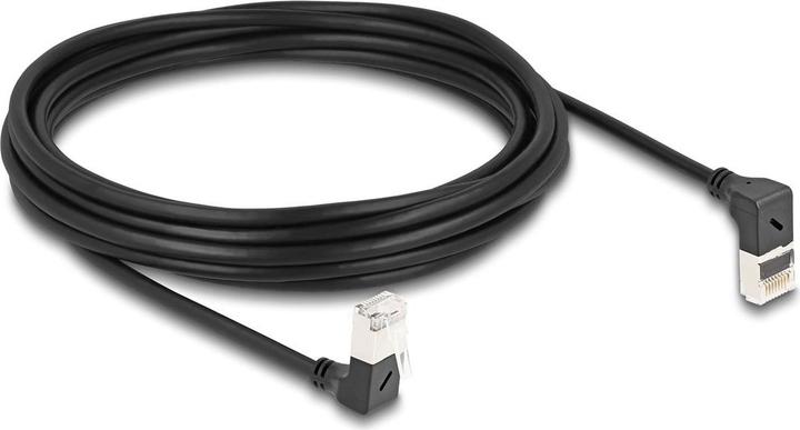 Image du produit Delock Câble réseau RJ45 Cat.6A S/FTP Slim 90° haut / bas (S/FTP, CAT6a, 5 m)