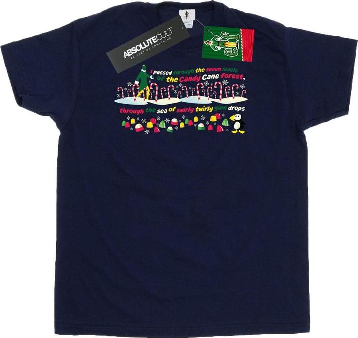 Immagine prodotto Elf Candy Cane Forest Maglietta Uomo (XL)