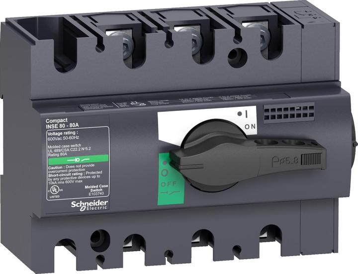 Immagine prodotto Schneider Electric Interruttore sezionatore ComPact INSE80 3P 40A 28994