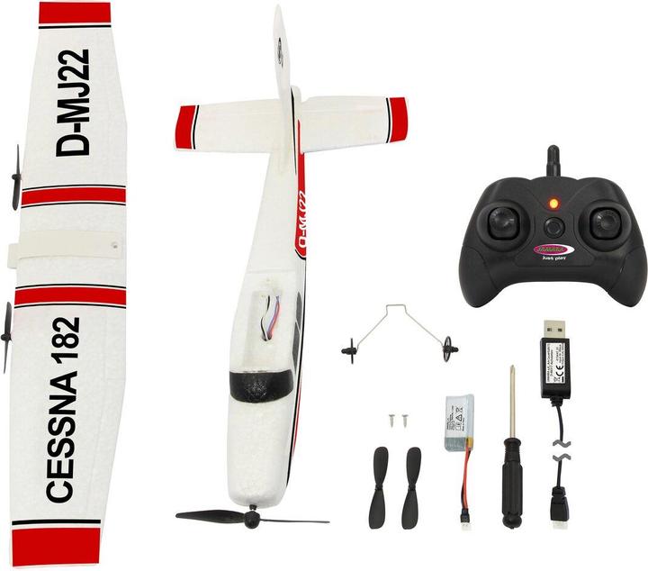 Actual product image Jamara Cessna 182 Aircraft 2.4GHz Gyro 2CH (Multi motor)