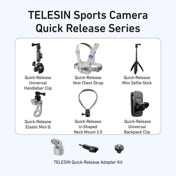 Immagine prodotto Telesin Chest Mount with Quick Release for action cameras