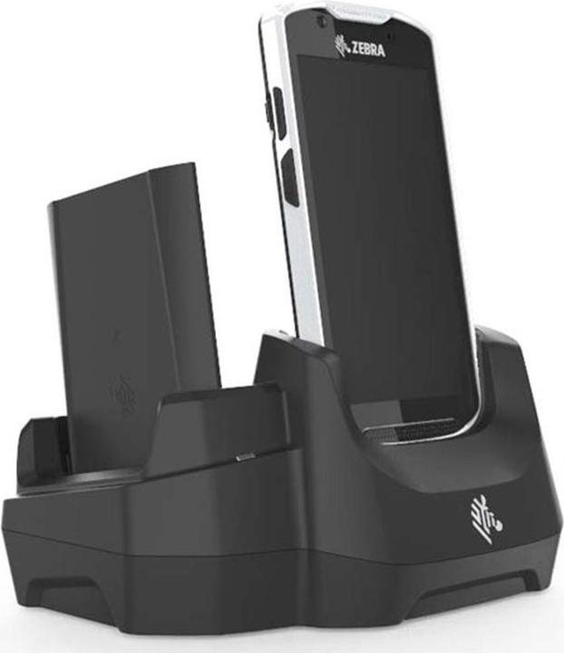 Zebra Culla a slot singolo con kit di ricarica della seconda batteria di riserva