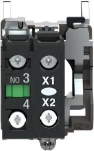 Produktbild APC GmbH Hilfsschalterblock 1S m.Lampenfassung ZB4BW06