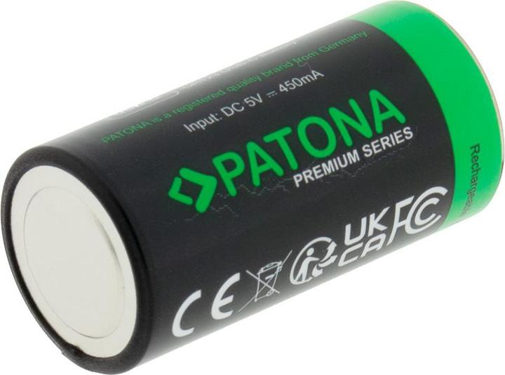 Productafbeelding Patona Premium oplaadbare batterij 4x CR123 USB-C (4 Pcs., RCR123A, 800 mAh)