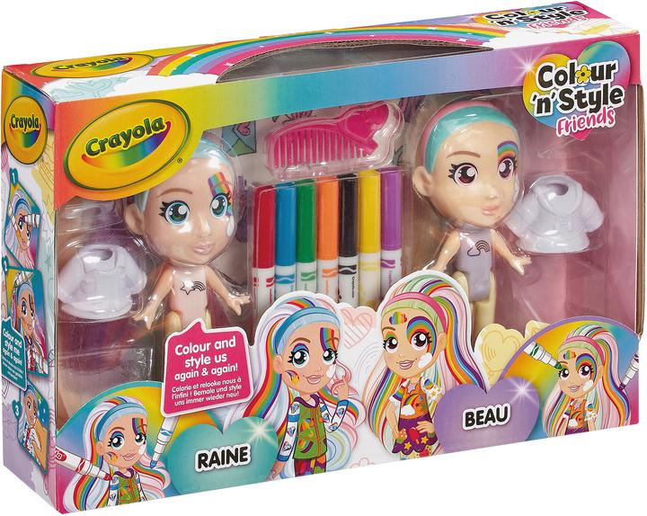 Produktbild Crayola Color n Style Rainbow Twins Färbung