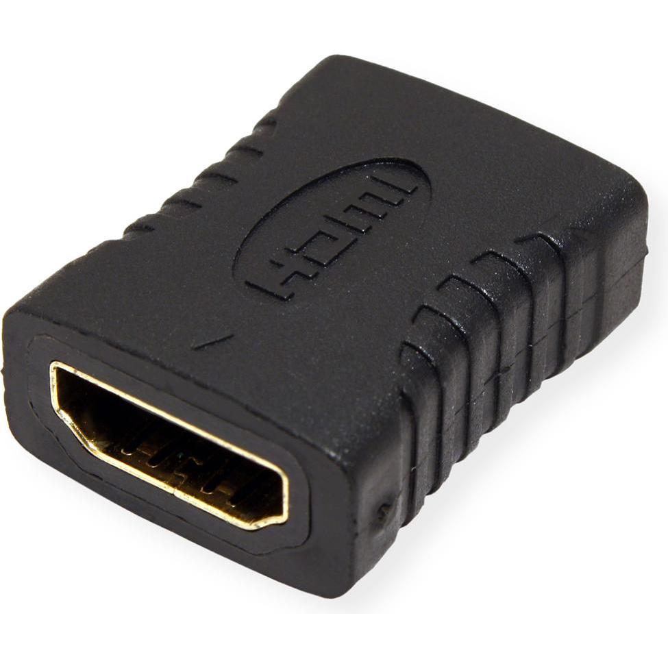 Roline HDMI zu (HDMI, 3.30 cm), Data + Video Adapter, Schwarz
