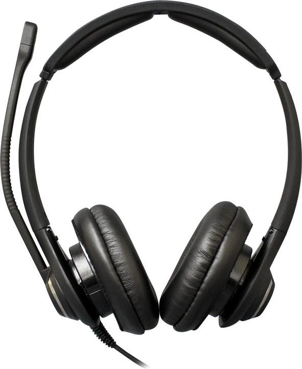 Produktbild JPL -611-PB Headset Wired Head-band Office/Call center Black (Kabelgebunden)