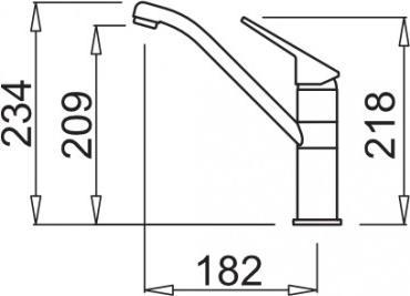 Image du produit Elleci MGKTES40 robinet Noir