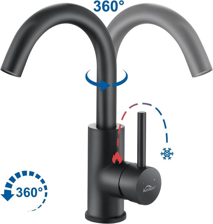 Auralum Waschtischarmatur JBG0103