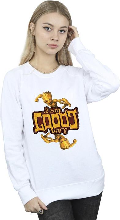 Image du produit - Sweat GUARDIANS OF THE GALAXY GROOT INVERTED GRAIN - Femme (L)