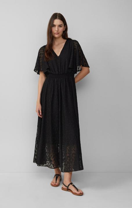 Immagine prodotto S.Oliver Kleid Festliches Maxikleid aus Struktur-Chiffon mit gesmokter Taille (34)