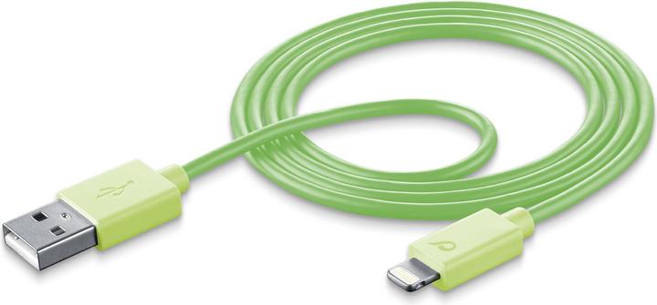 Cellularline Lade- und Datenkabel grün 100cm USB Type-A auf Apple Lightning USBDATAMFISMARTG (1 m, USB 2.0)