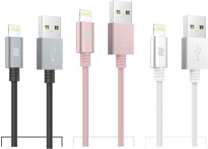 Actual product image Rock Space MFI Lightning cable (1.80 m, USB 2.0)