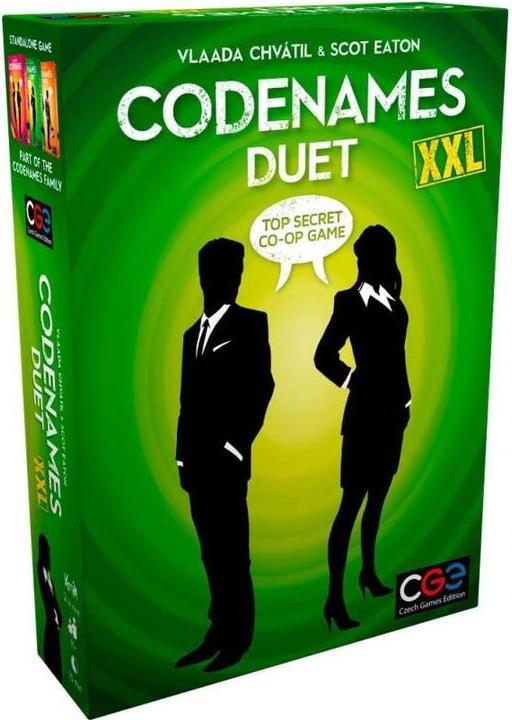 Produktbild Czech games edition CGED0047 - Codenames Duett XXL - Karten-/ Quizspiel, 2 Spieler, ab 11 Jahren (DE-Ausgabe) (Deutsch, 2 - 8 Spieler)