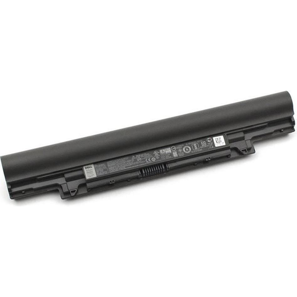 Dell Laptop-Batterie (6 Zellen, 5800 mAh), Notebook Akku, Schwarz