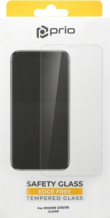 Produktbild prio Displayschutzglas für iPhone 5/5S/SE transparent (1 Stück, Apple iPhone 5, Apple iPhone 5s, Apple iPhone SE)