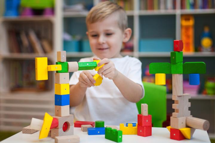 Image du produit Kooglo Blocs magnétiques en bois Couleur Basic