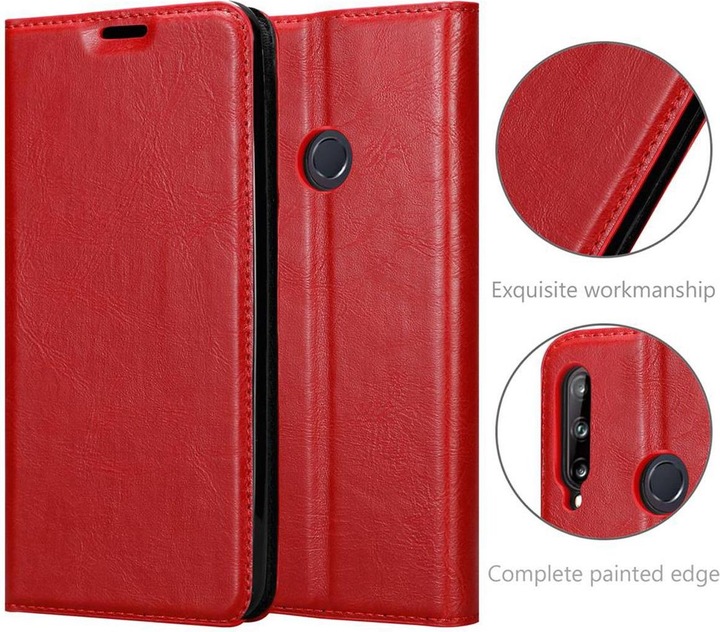 Actual product image Cadorabo Book Invisible Magnet Cover (Huawei P40 Lite E)