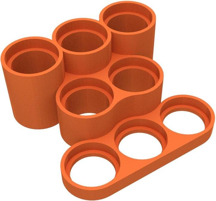 Produktbild Feldherr Figurenpodest für 50 mm Bases kirschrot Kunststoff (Kunststoff)