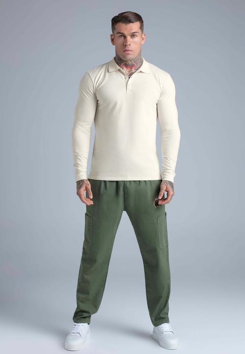 Produktbild Siksilk Langarmpolo Longsleeved Button (L)