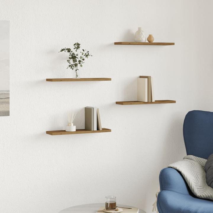 Actual product image vidaXL Wall shelves (40 x 10 x 1.5 cm)