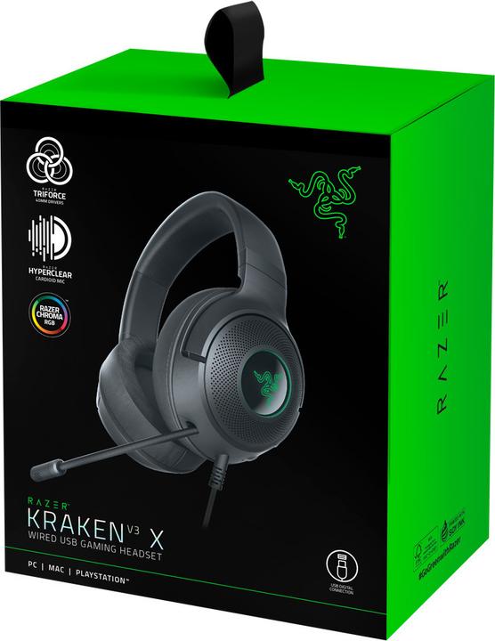Actual product image Razer Kraken V3 X USB (Cable)