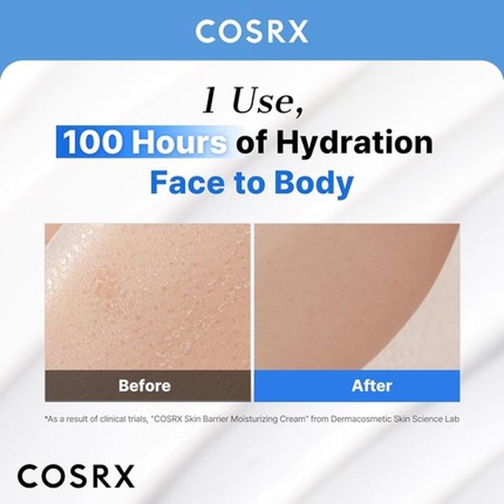 Actual product image Cosrx Barrier Moisturizing Cream Body and Face Moisturizer for Dry Skin
