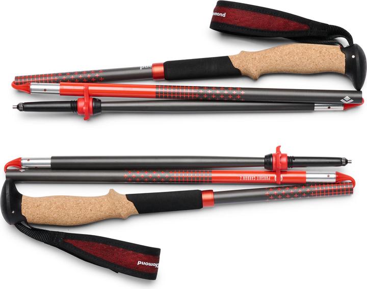 Immagine prodotto Black Diamond Treckingst?cke Pursuit Carbon Z (anthrazit/orange, 1 Paar, 125 cm)