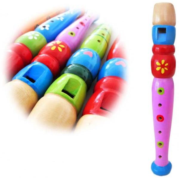keepdrum KFL1FL Flöte aus Holz für Kinder Lila