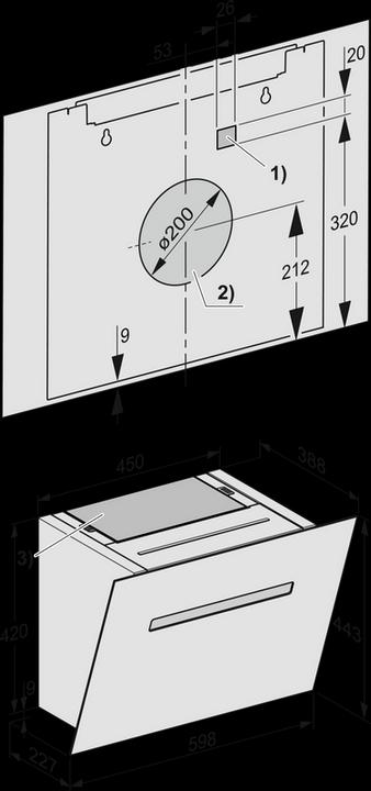 Actual product image Miele DAH 1650 Active (Wall hood)