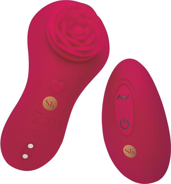 Actual product image Secret Kisses Rosegasm Rose Surprise Panty Vibe Vibrator One Size