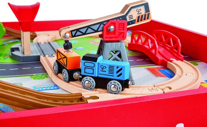 Actual product image Hape Hinged railroad table