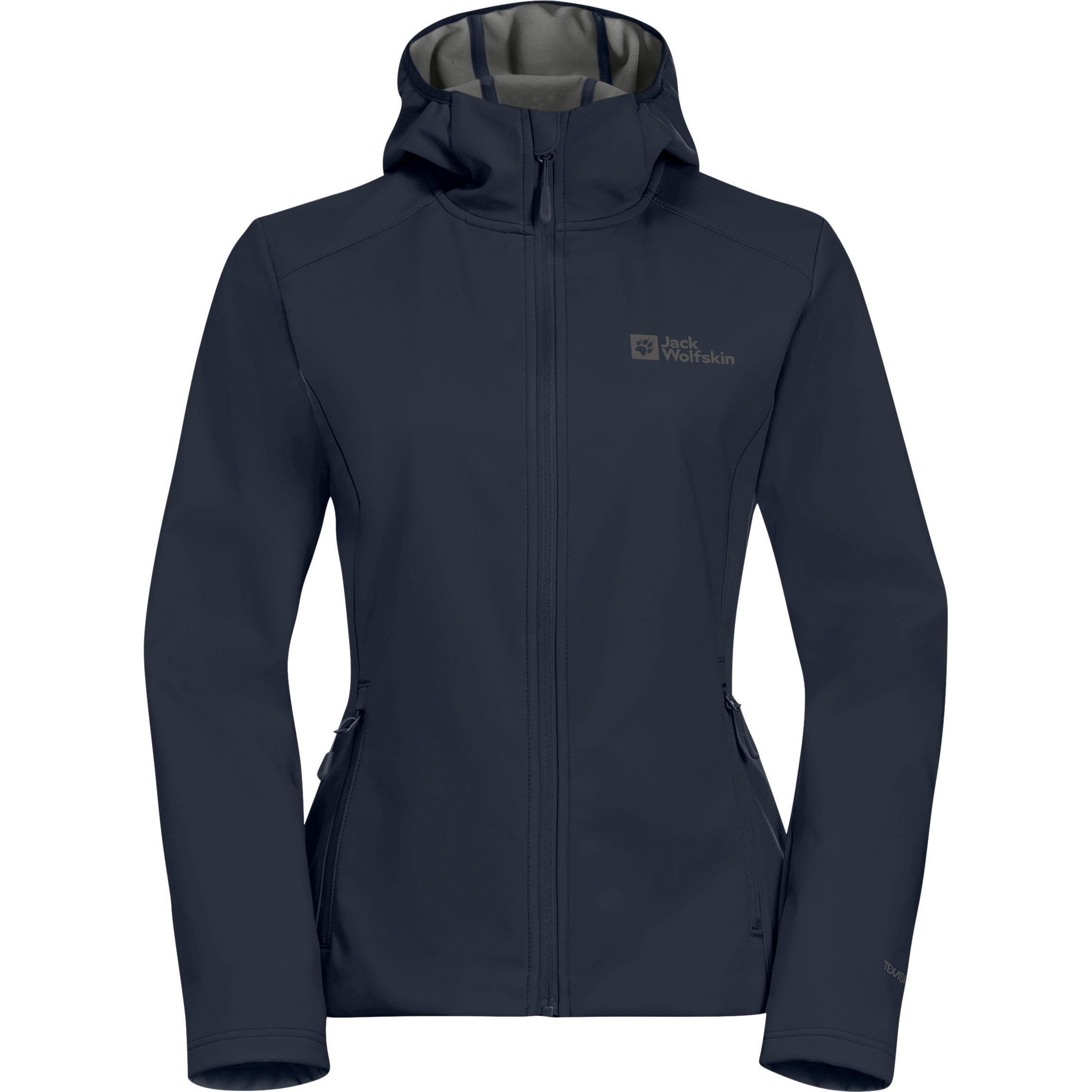 Jack Wolfskin, Damen, Jacke, Women's Bornberg Hoody (XS), Blau, XS