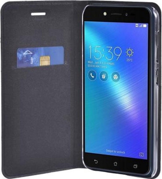 Produktbild Bigben Hülle für Asus Zenfone Live ZB501KL Folio mit Kartenhalter und Video-Halterung (Asus Zenfone Live)