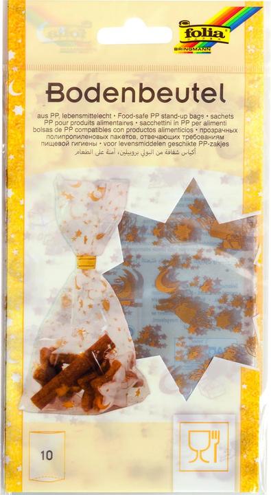 Folia Weihnachts-Bodenbeutel (10 x)