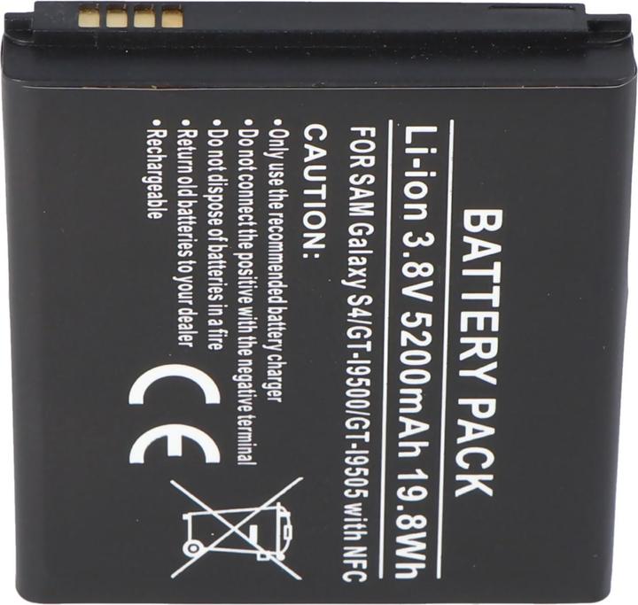 Immagine prodotto Samsung Galaxy S4 Batteria ad alta capacità con 5200mAh NFC e copertura extra